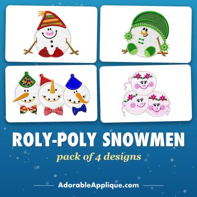 ROLY-POLY SNOWMEN