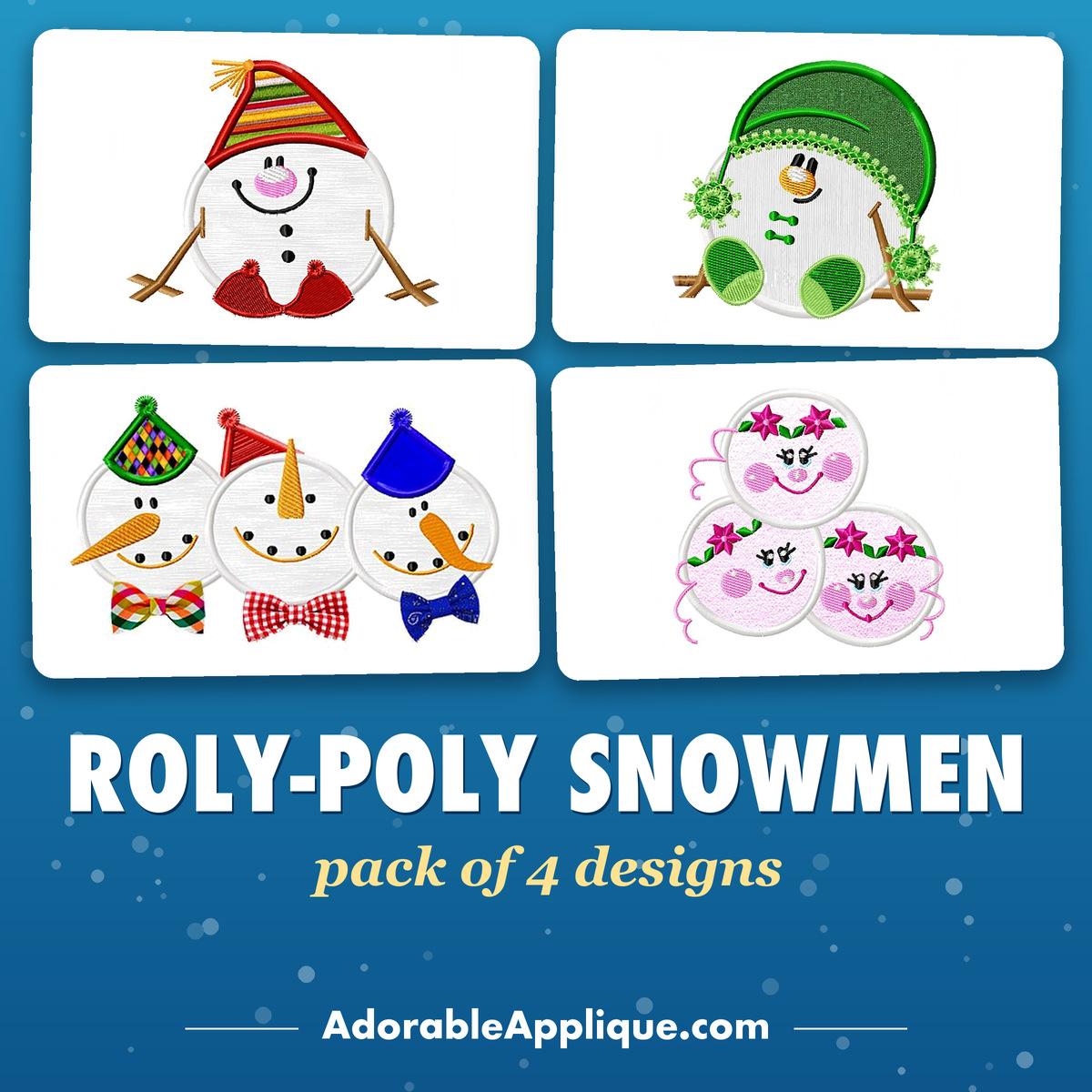 ROLY-POLY SNOWMEN